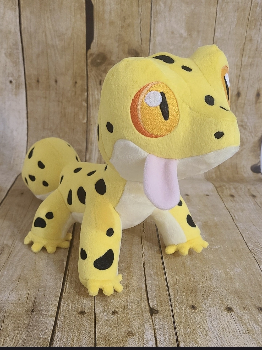 Handmade Yellow Spotted Gecko Plush